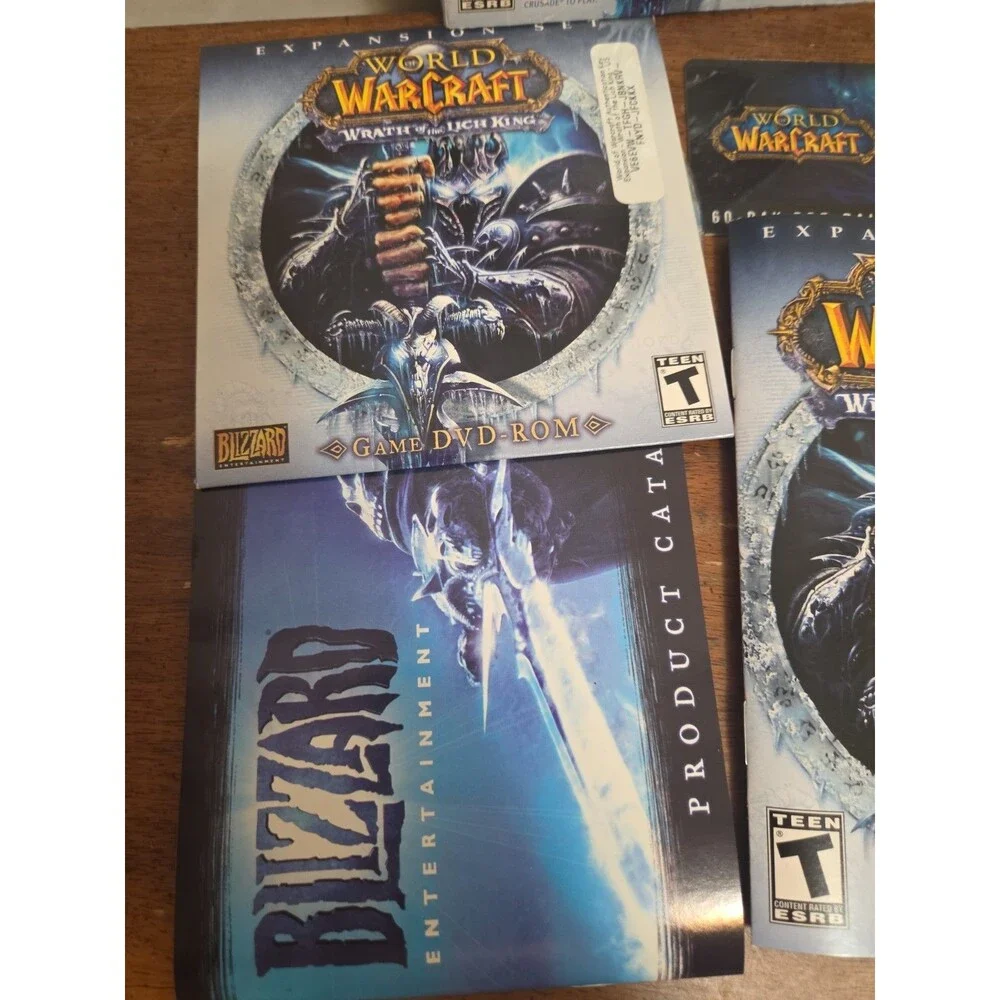World of Warcraft Wrath of the Lich King PC Game Expansion Big Box 2008 Blizzard